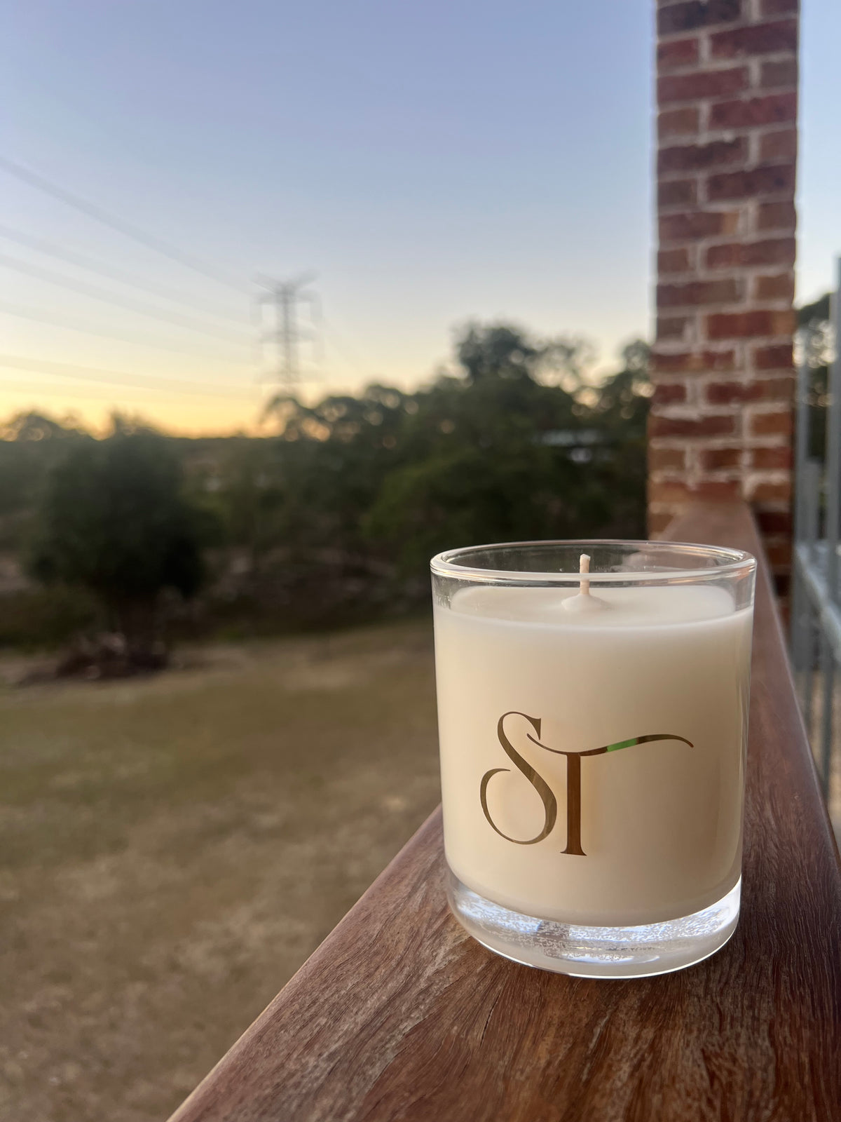 Clear Glass Candle 320ML