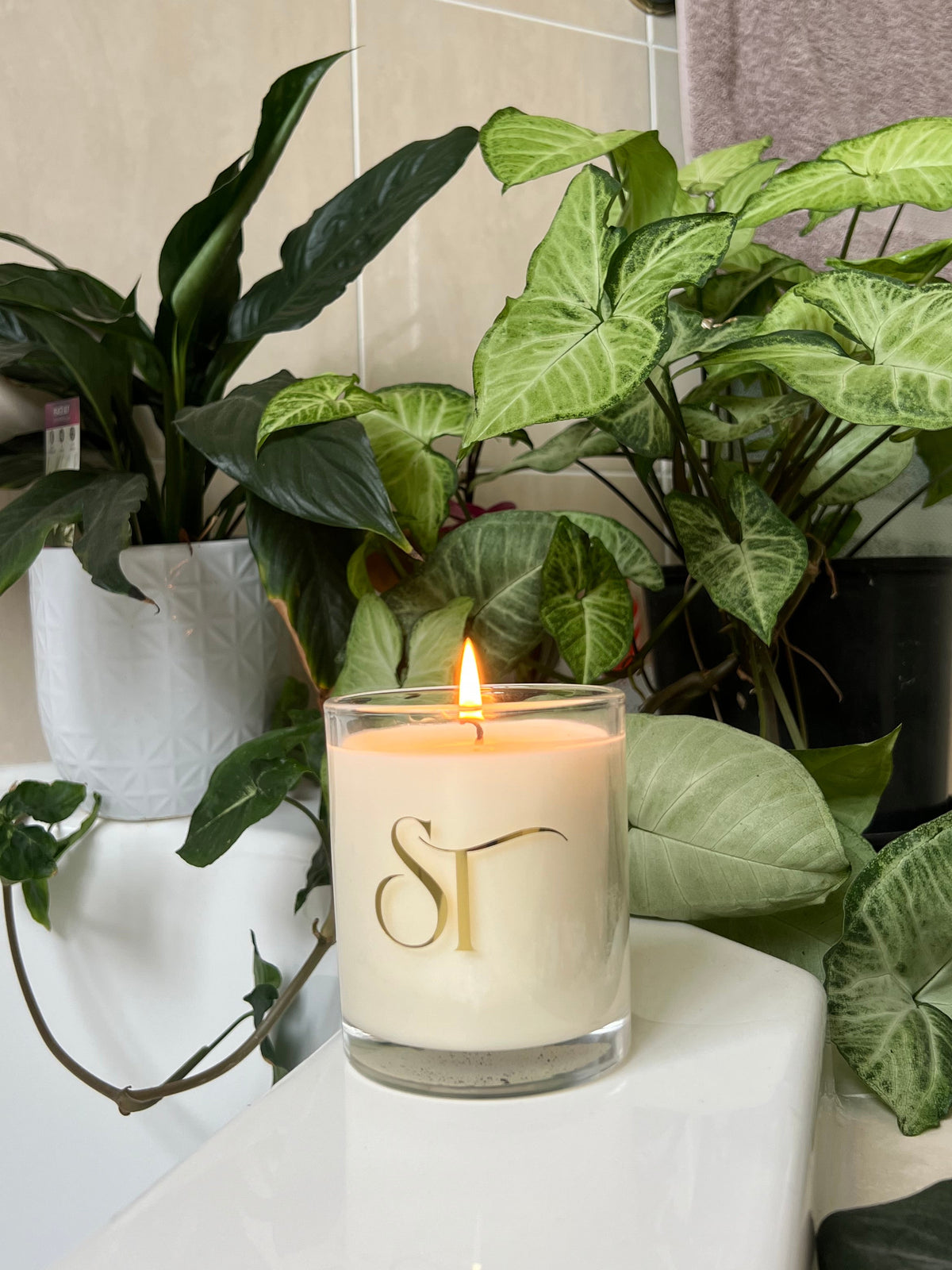 Clear Glass Candle 320ML