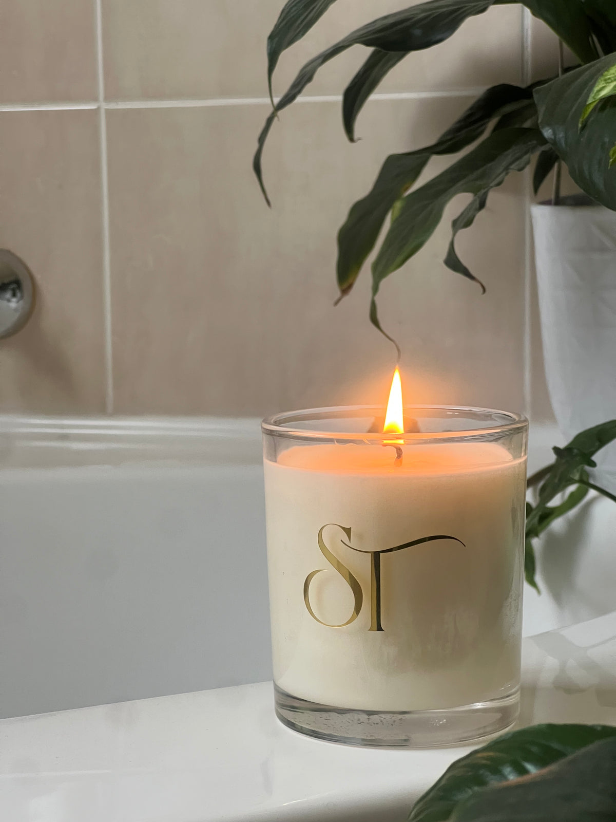 Clear Glass Candle 320ML